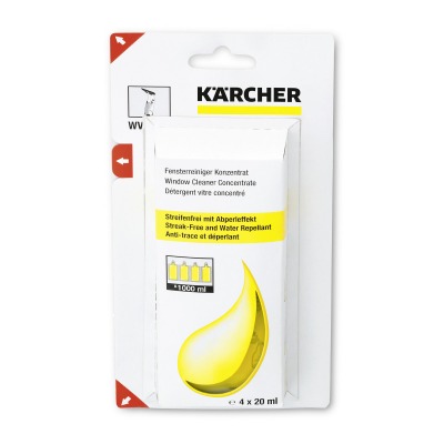 Kärcher - RM 503, Čistič skel 4x20 ml, koncentrát pro WV 50 plus; WV 2 plus; WV 5 plus